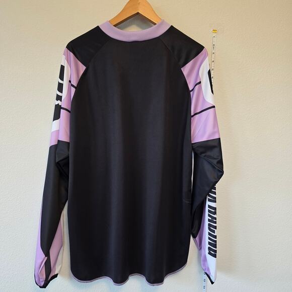 Fox Racing Foxy Girl Racing Jersey in Lavender and Black NWT, size XL - Picture 4 of 6
